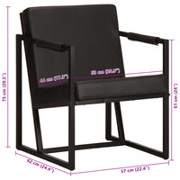 Fauteuil Echt Leer