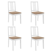 Eetkamerstoelen Met Kussens Massief Hout