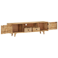 Tv-Meubel 140X30X40 Cm Massief Mangohout