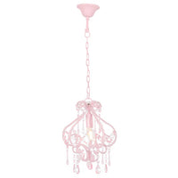 Plafondlamp Met Kralen Rond E14