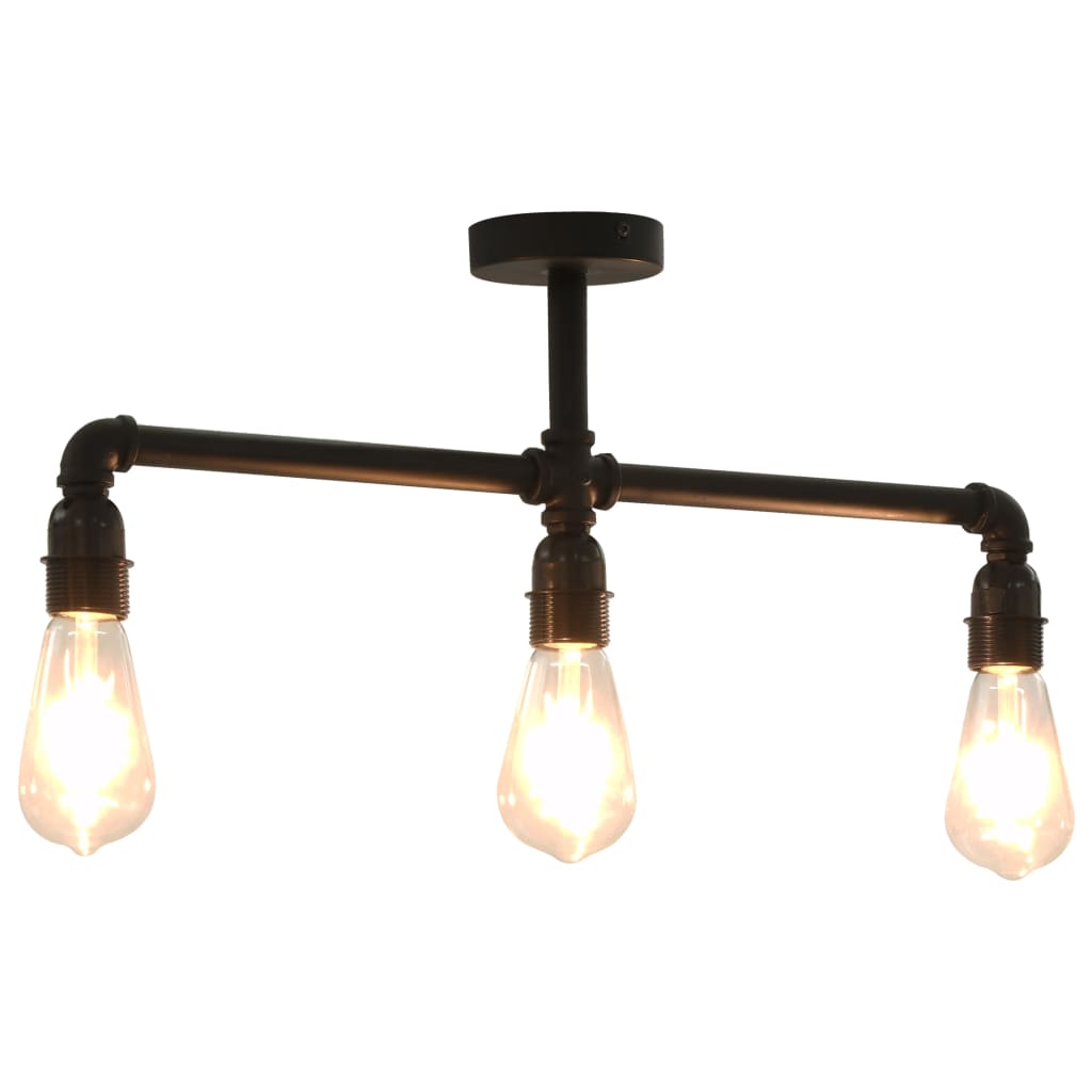 Plafondlamp 5Xe27 Zwart
