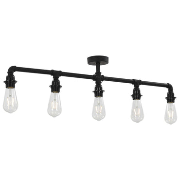 Plafondlamp 5Xe27 Zwart