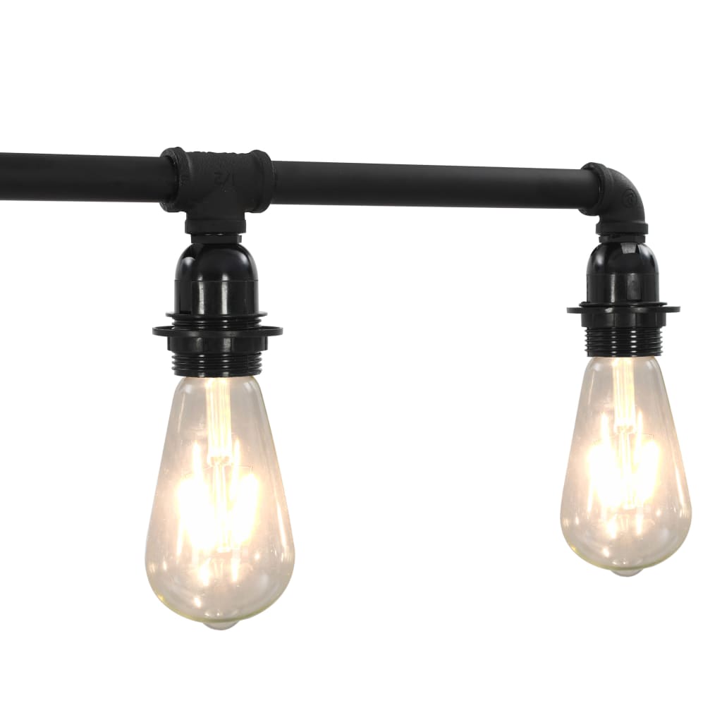 Plafondlamp 5Xe27 Zwart