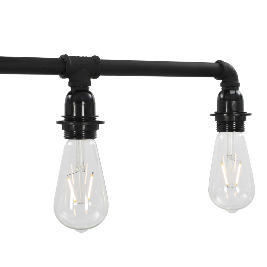 Plafondlamp 5Xe27 Zwart