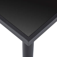 Eettafel Gehard Glas Zwart