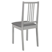 Eetkamerstoelen Met Kussens Massief Hout