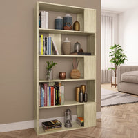 Boekenkast 80 X 24 X 159 Cm Bewerkt Hout