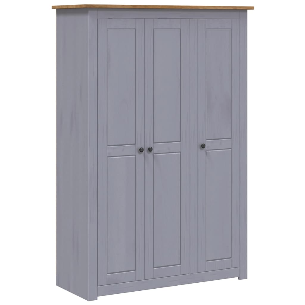 Kledingkast Panama Range 118X50X171,5 Cm Grenenhout Grijs