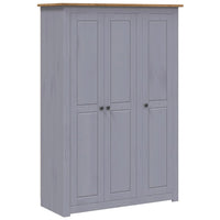 Kledingkast Panama Range 118X50X171,5 Cm Grenenhout Grijs