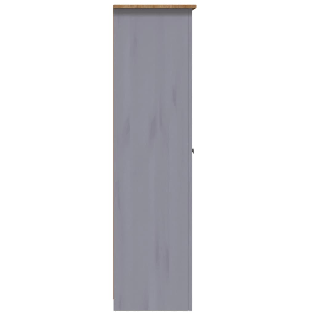Kledingkast Panama Range 118X50X171,5 Cm Grenenhout Grijs