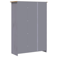Kledingkast Panama Range 118X50X171,5 Cm Grenenhout Grijs