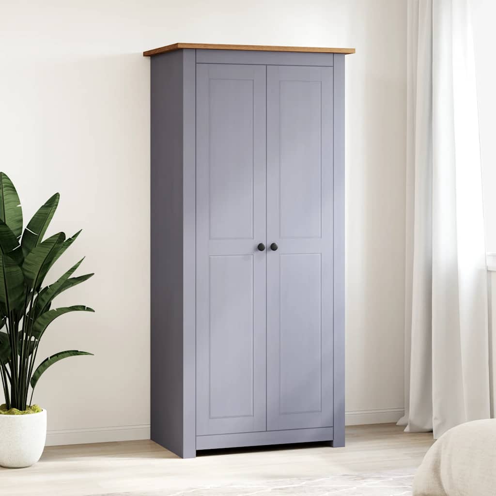 Kledingkast Panama Range 118X50X171,5 Cm Grenenhout Grijs