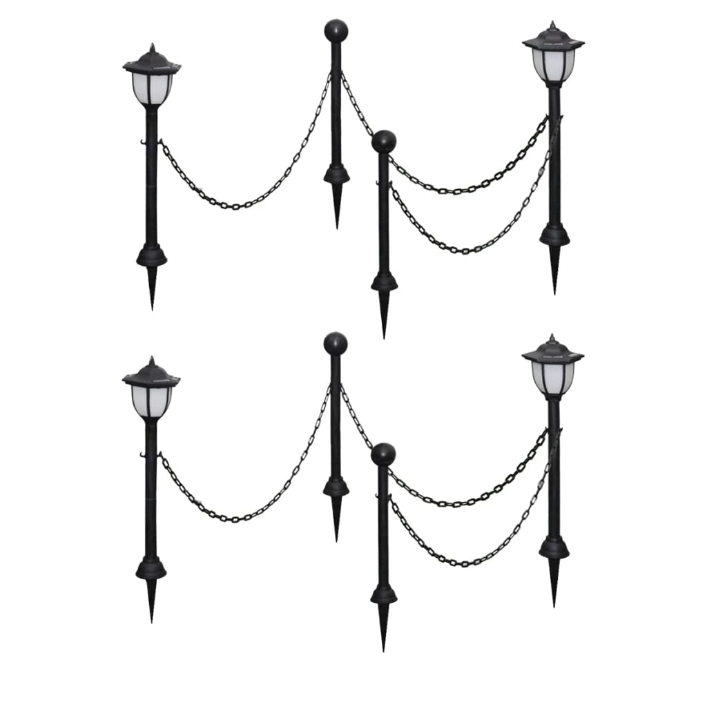 Hekwerk Met 2 Solarlampen