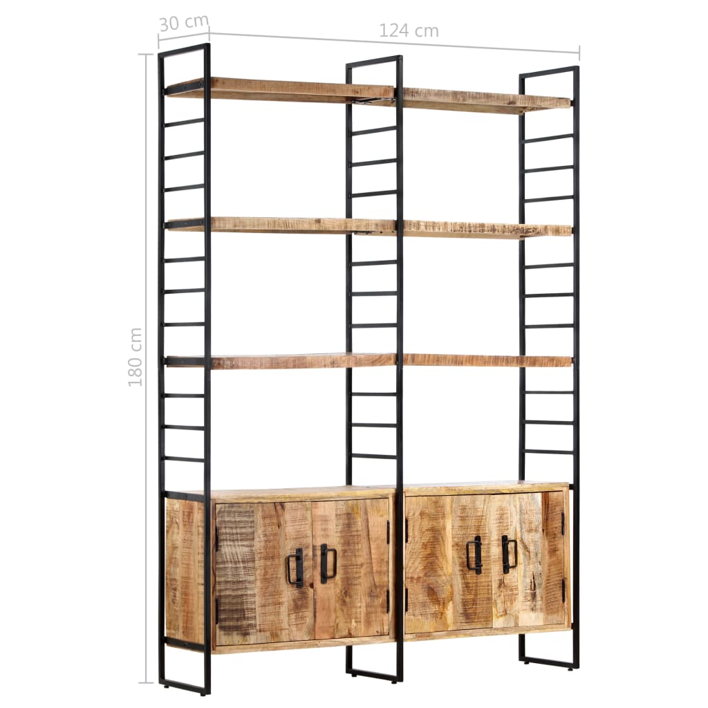 Boekenkast Met 4 Schappen 124X30X180 Cm