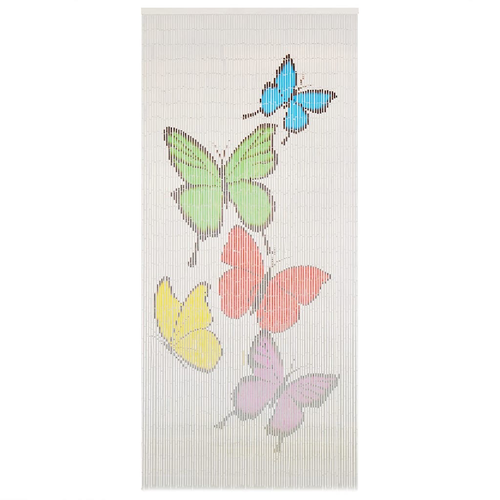 Insectengordijn Bamboe Print