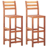 Barstoelen Massief Acaciahout