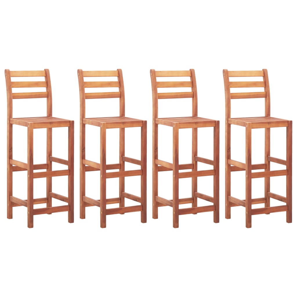 Barstoelen Massief Acaciahout