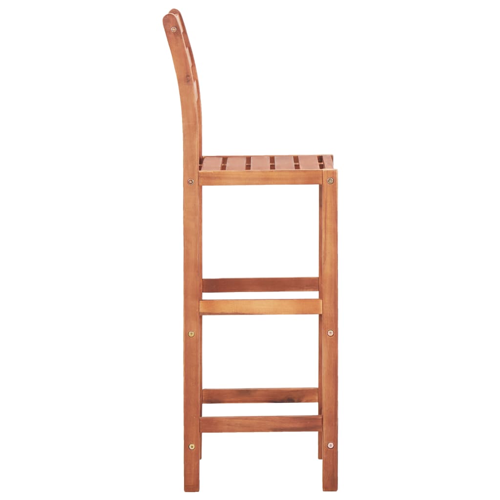 Barstoelen Massief Acaciahout