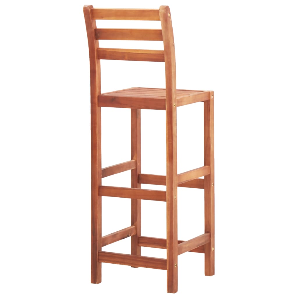 Barstoelen Massief Acaciahout