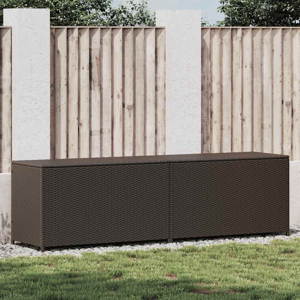 Tuinbox Met Wielen 469 L Poly Rattan