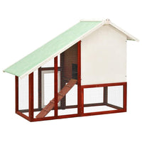 Konijnenhok 140X63X120 Cm Massief Vurenhout