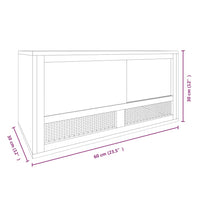 Terrarium 60X30X30 Cm Bewerkt Hout