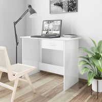 Bureau 100X50X76 Cm Bewerkt Hout Kleurig