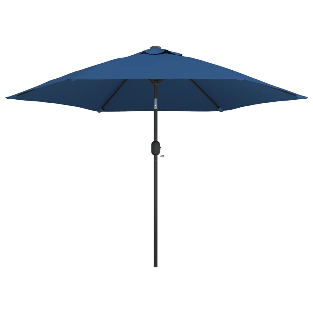 Parasol Met Metalen Paal 300 Cm Blauw