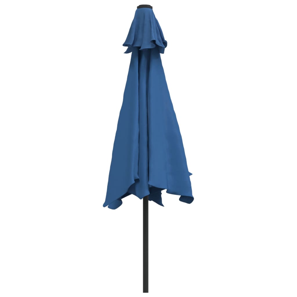 Parasol Met Metalen Paal 300 Cm Blauw