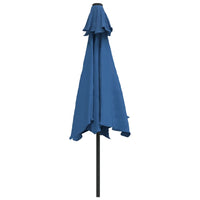 Parasol Met Metalen Paal 300 Cm Blauw