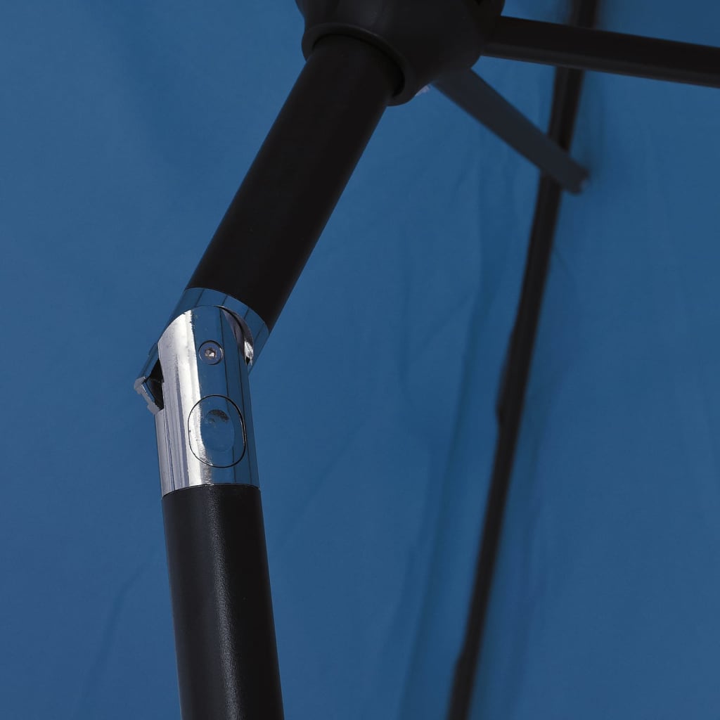 Parasol Met Metalen Paal 300 Cm Blauw