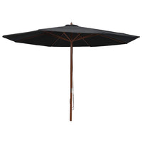 Parasol Met Houten Paal 350 Cm