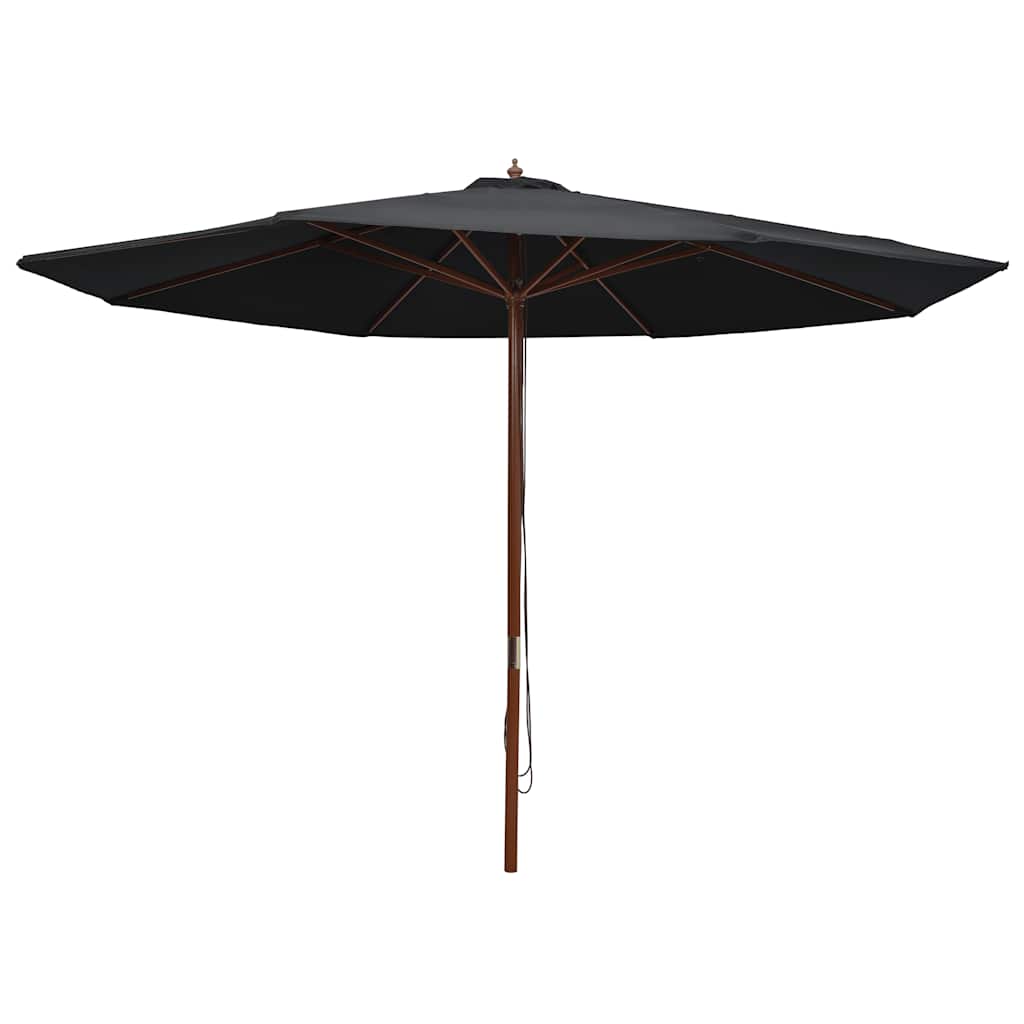 Parasol Met Houten Paal 350 Cm