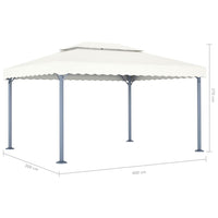 Prieel 400X300 Cm Aluminium