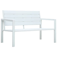 Tuinbank Hout-Look 120 Cm Hdpe