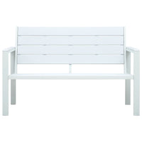 Tuinbank Hout-Look 120 Cm Hdpe