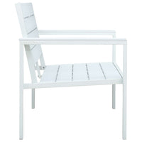 Tuinbank Hout-Look 120 Cm Hdpe