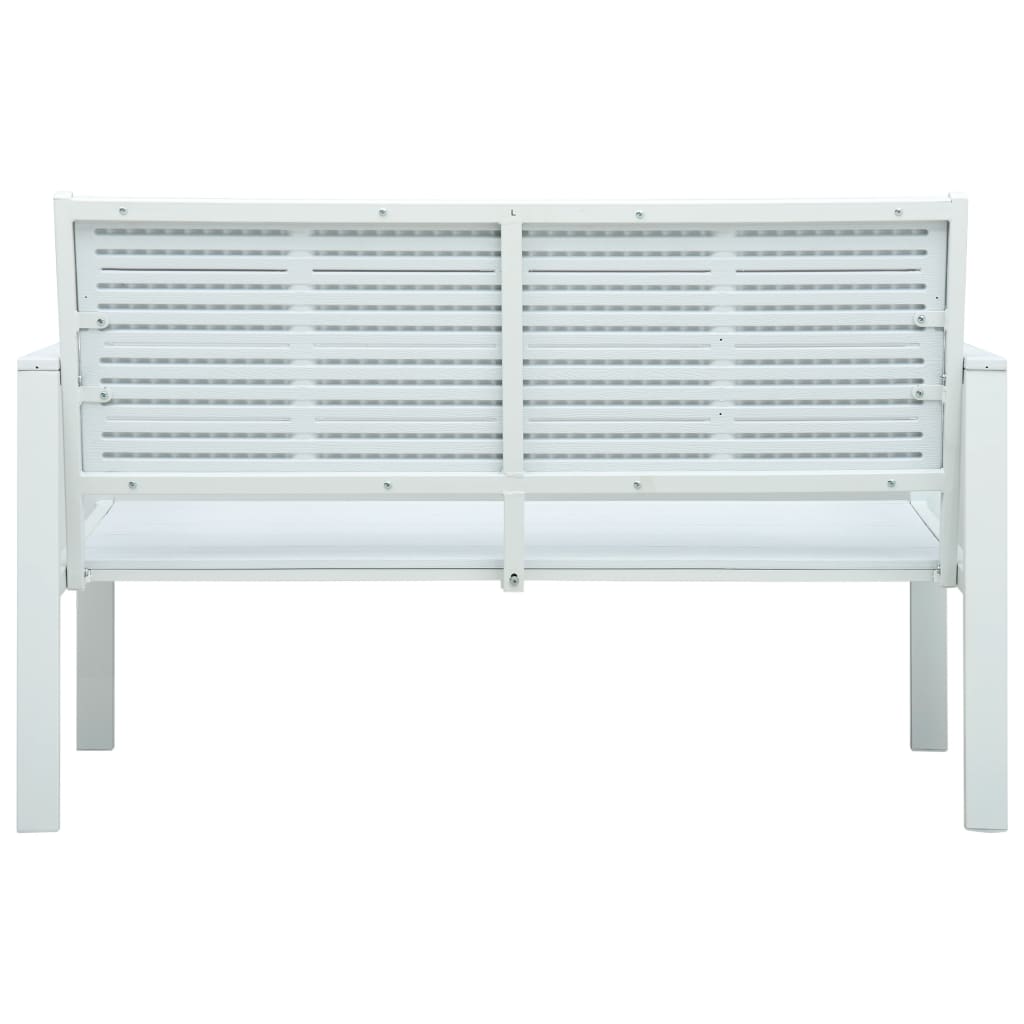 Tuinbank Hout-Look 120 Cm Hdpe