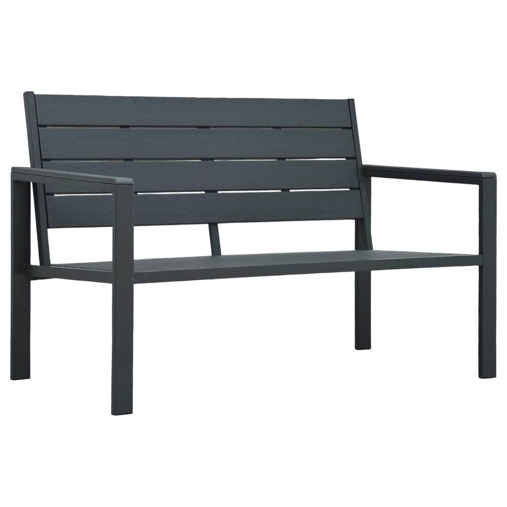 Tuinbank Hout-Look 120 Cm Hdpe