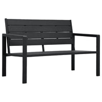 Tuinbank Hout-Look 120 Cm Hdpe