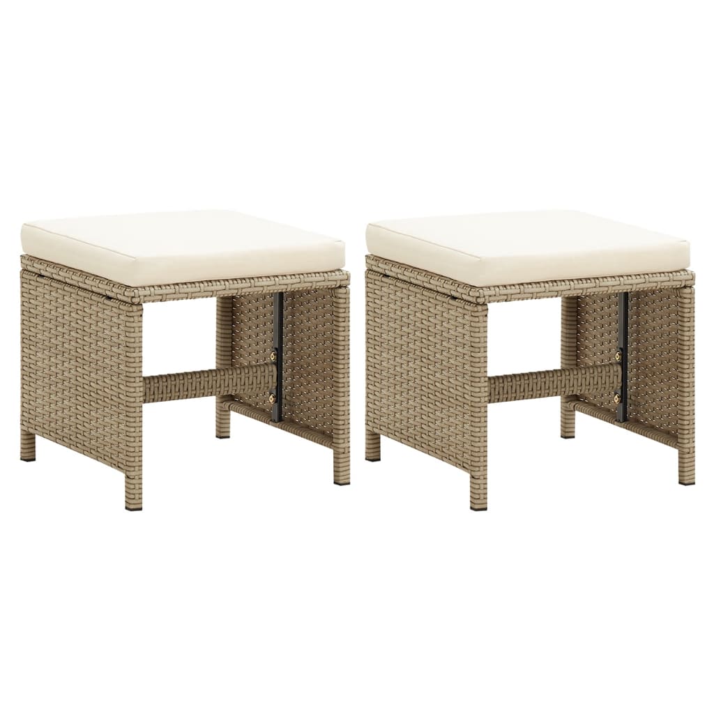 Tuinkrukken Met Kussens Poly Rattan