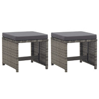 Tuinkrukken Met Kussens Poly Rattan