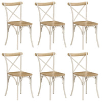 Kruisstoelen Massief Mangohout Zwart