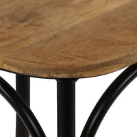 Kruisstoelen Massief Mangohout Zwart