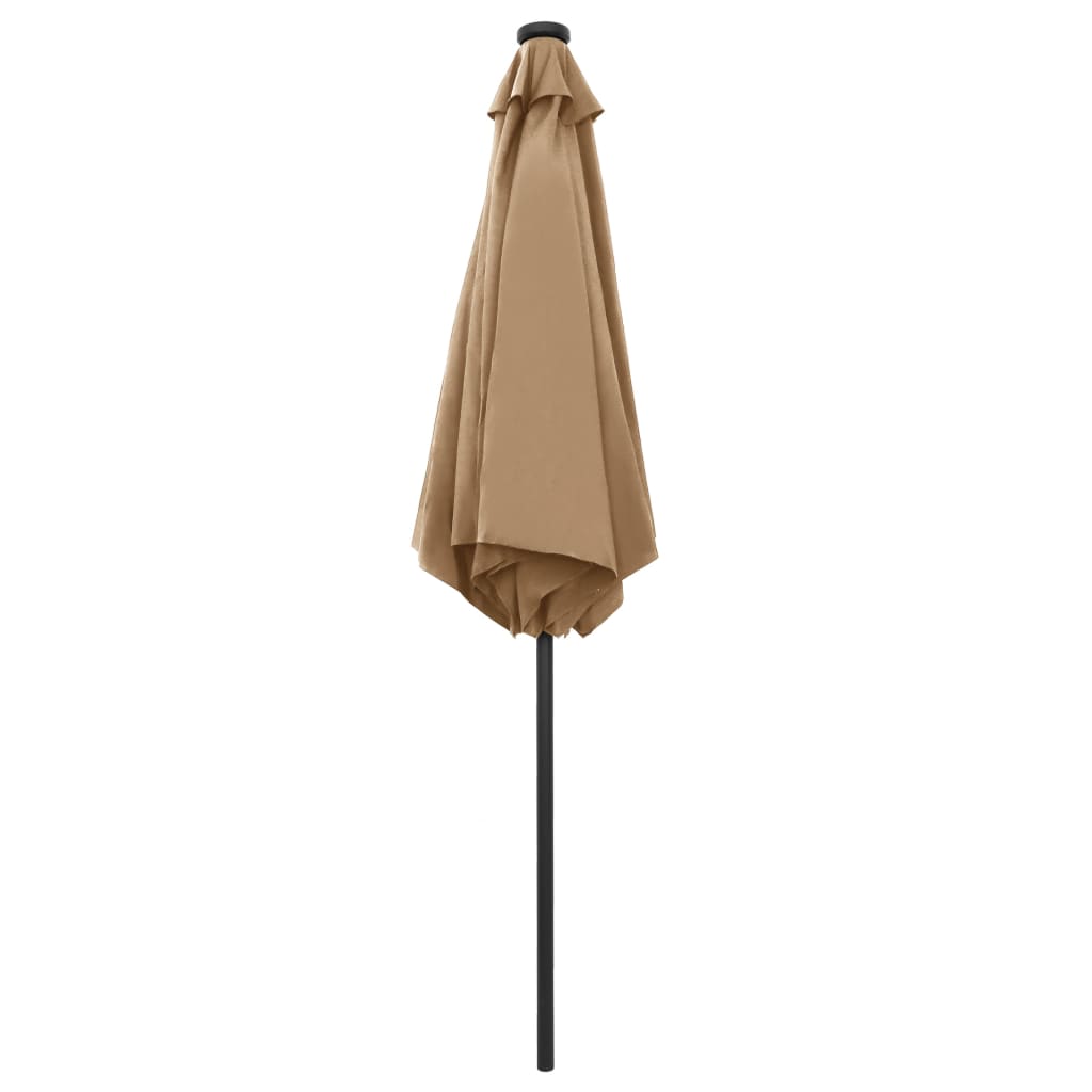Parasol Met Led-Verlichting En Aluminium Paal 270 Cm