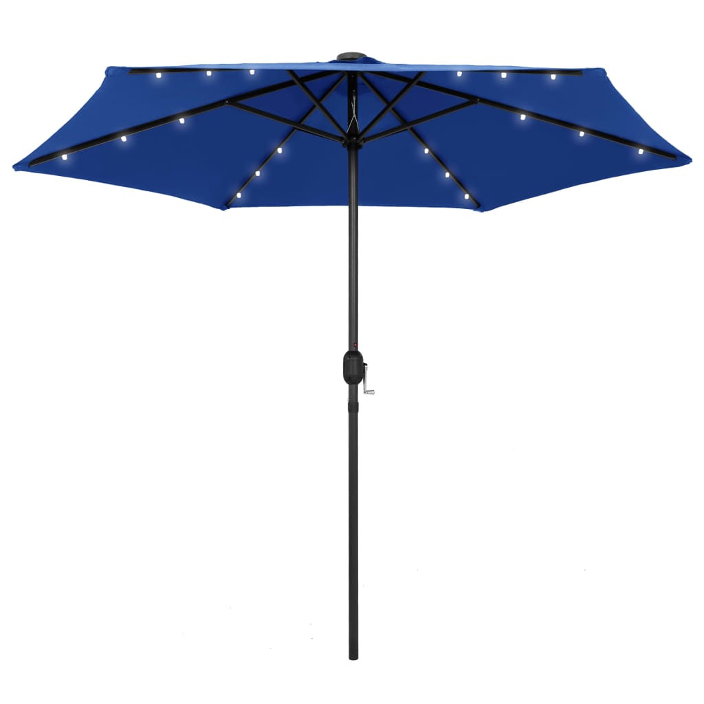 Parasol Met Led-Verlichting En Aluminium Paal 270 Cm