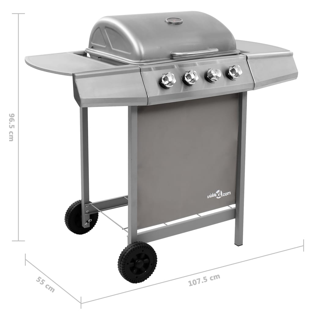 Gasbarbecue Met 4 Branders Kleurig