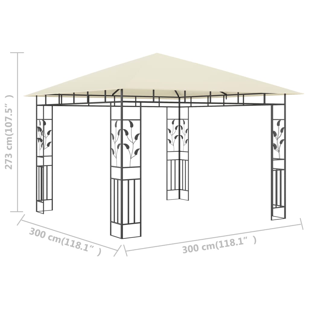Prieel Met Klamboe 180 G/M² 3X3X2,73 M