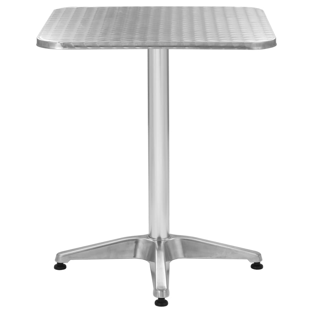 Tuintafel Aluminium Zilverkleurig