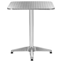 Tuintafel Aluminium Zilverkleurig